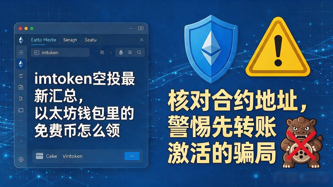 imtoken空投最新汇总，以太坊钱包里的免费币怎么领
