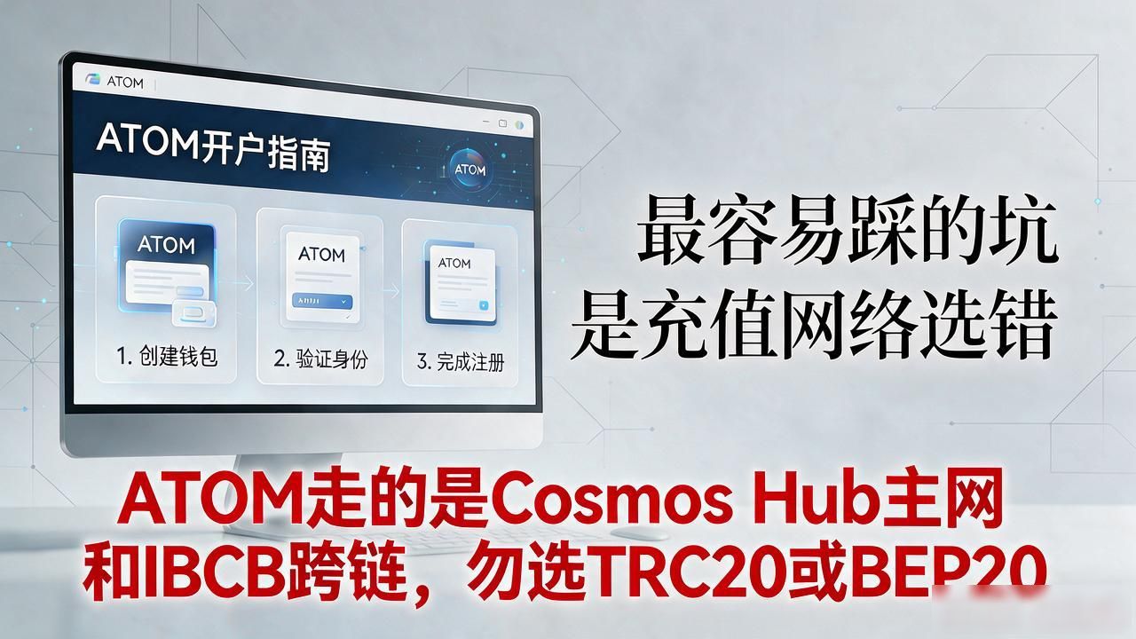 atom数字货币开户到底怎么操作？新手手把手带你三分钟搞定