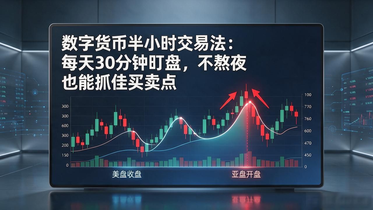 数字货币半小时交易法：每天30分钟盯盘，不熬夜也能抓住买卖点