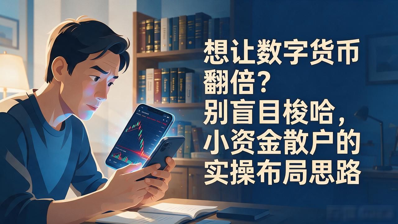 想让数字货币翻倍？别盲目梭哈，小资金散户的实操布局思路