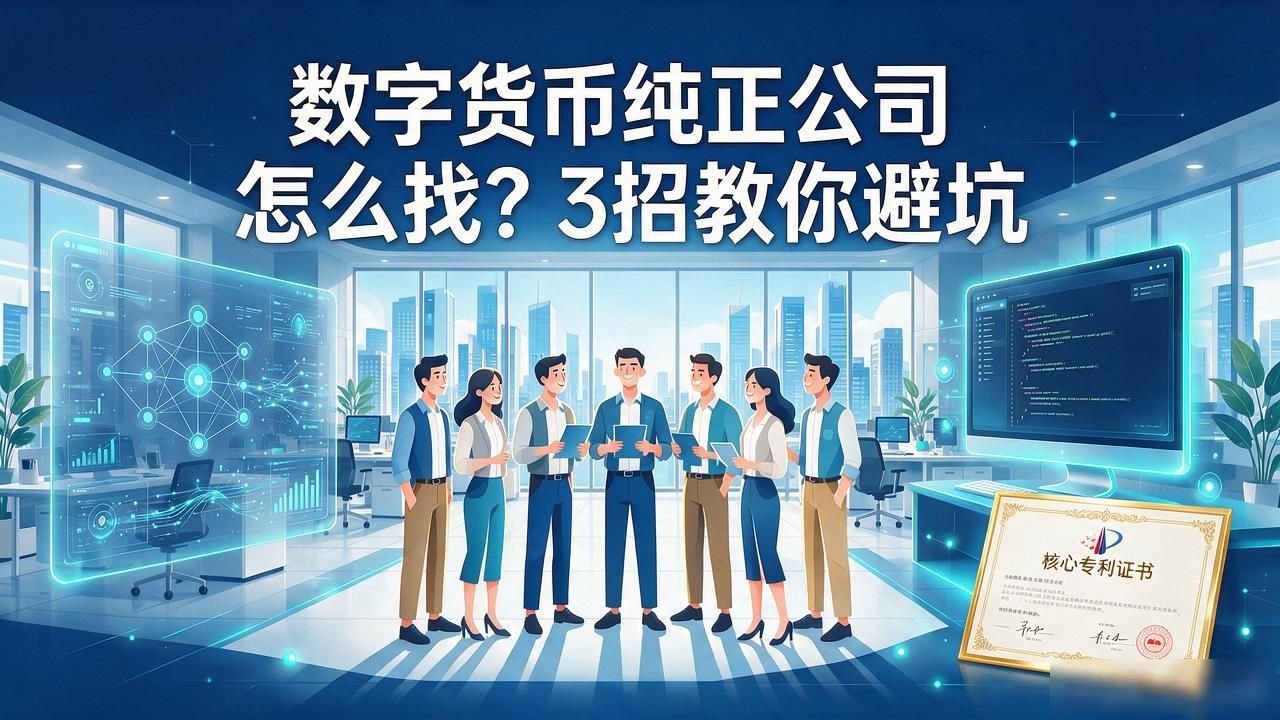 数字货币纯正公司怎么找？3招教你避坑