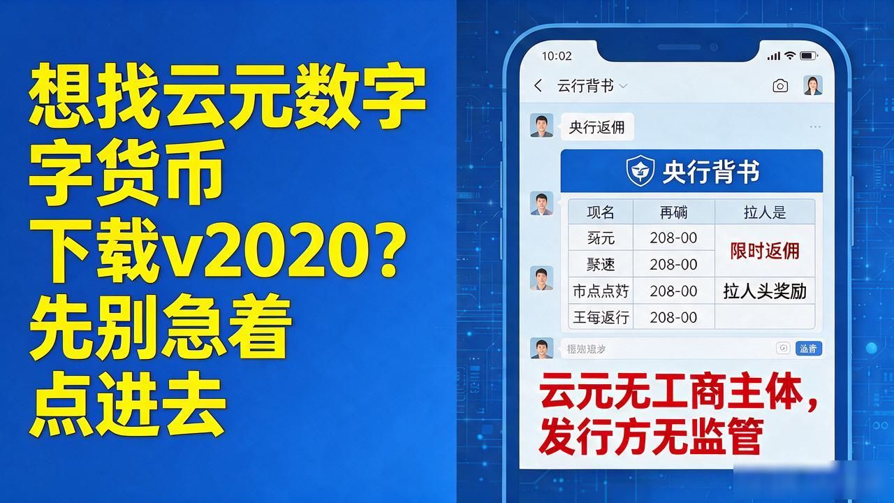 想找云元数字货币下载v2020？先别急着点进去