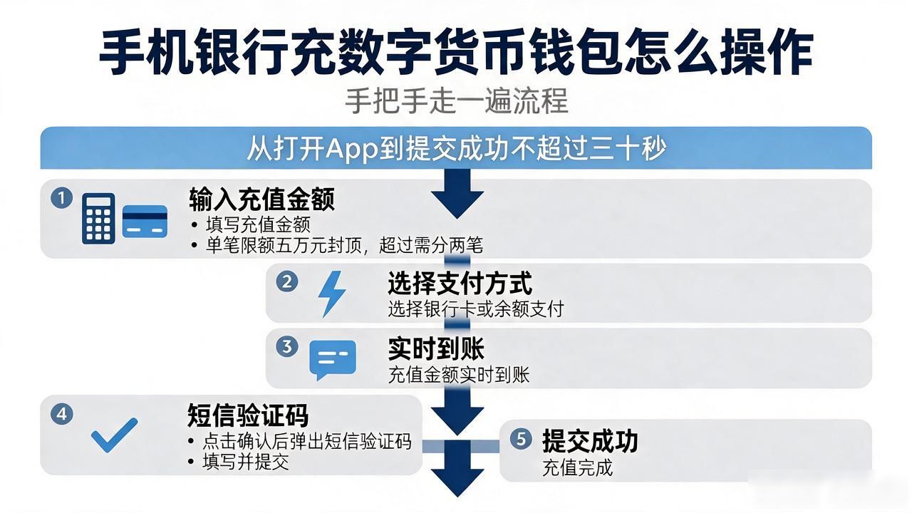 手机银行充数字货币钱包怎么操作，手把手走一遍流程