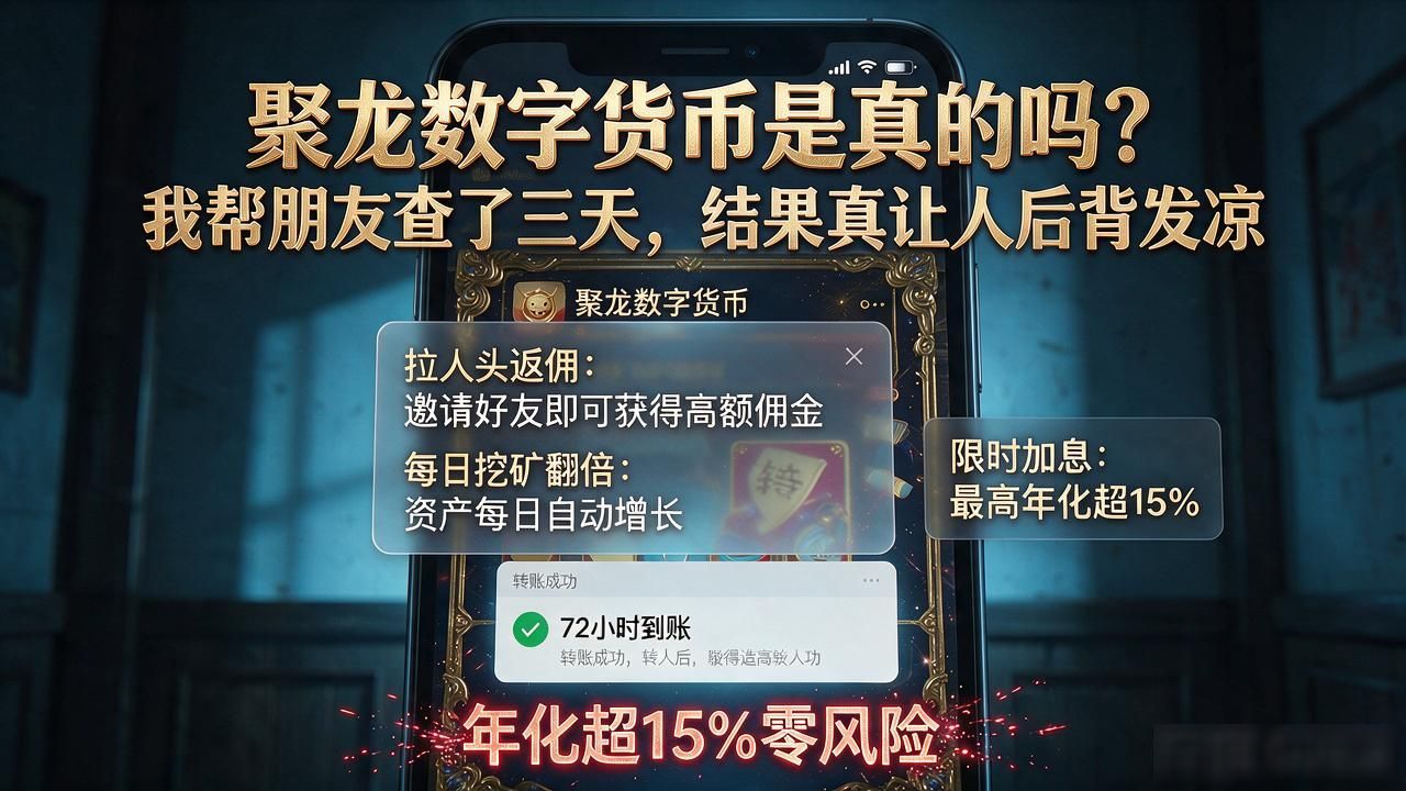 聚龙数字货币是真的吗？我帮朋友查了三天，结果真让人后背发凉