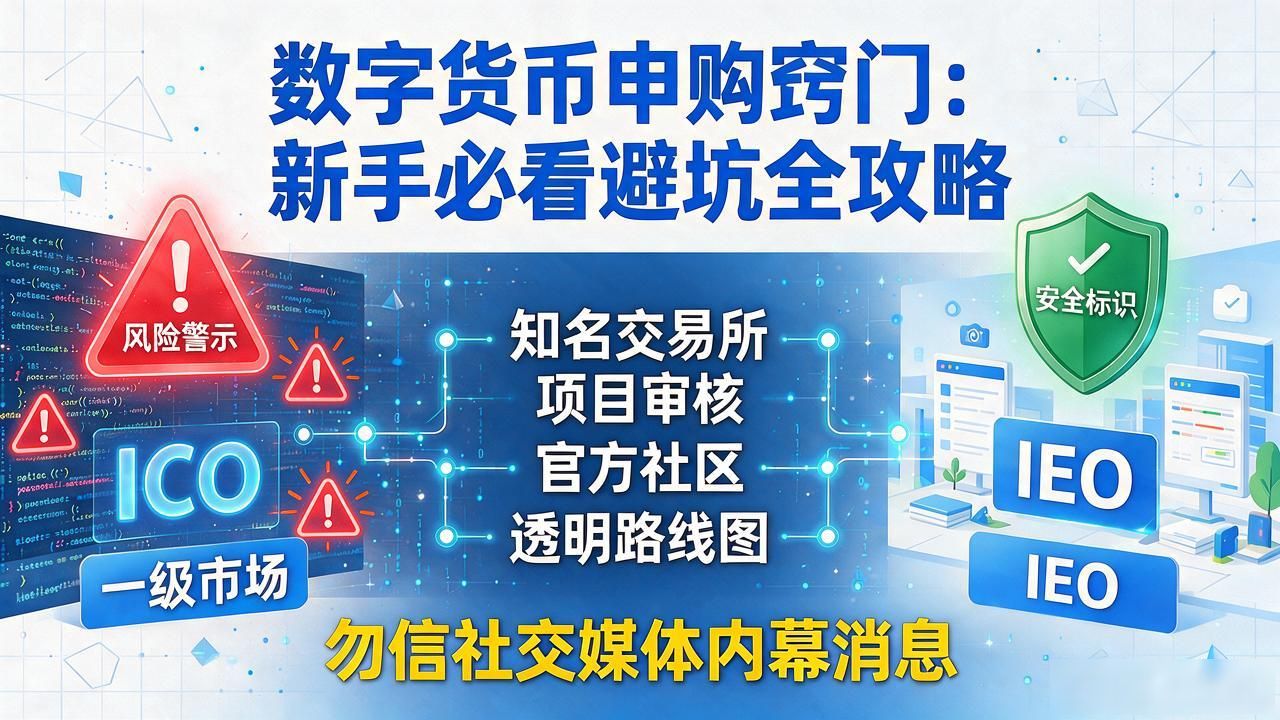 数字货币申购窍门：新手必看避坑全攻略