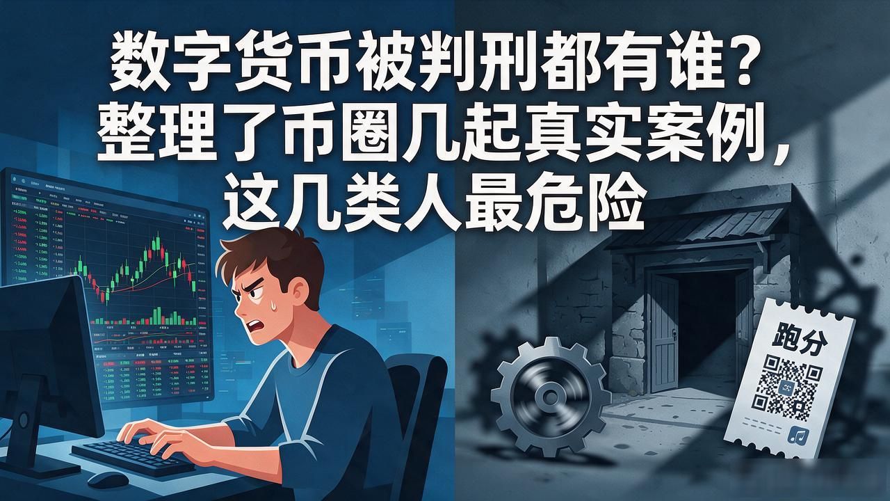 数字货币被判刑都有谁？整理了币圈几起真实案例，这几类人最危险