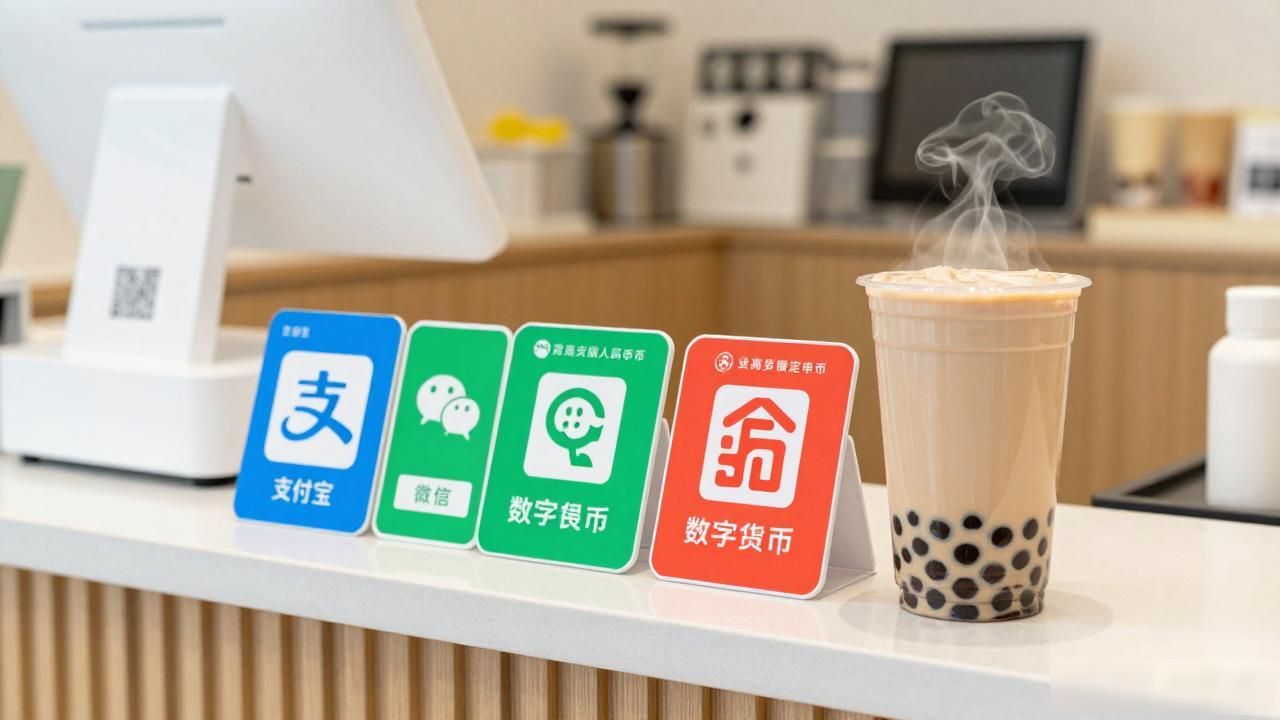 支付宝微信现在能收数字货币了？开奶茶店5年的我跟你说实话