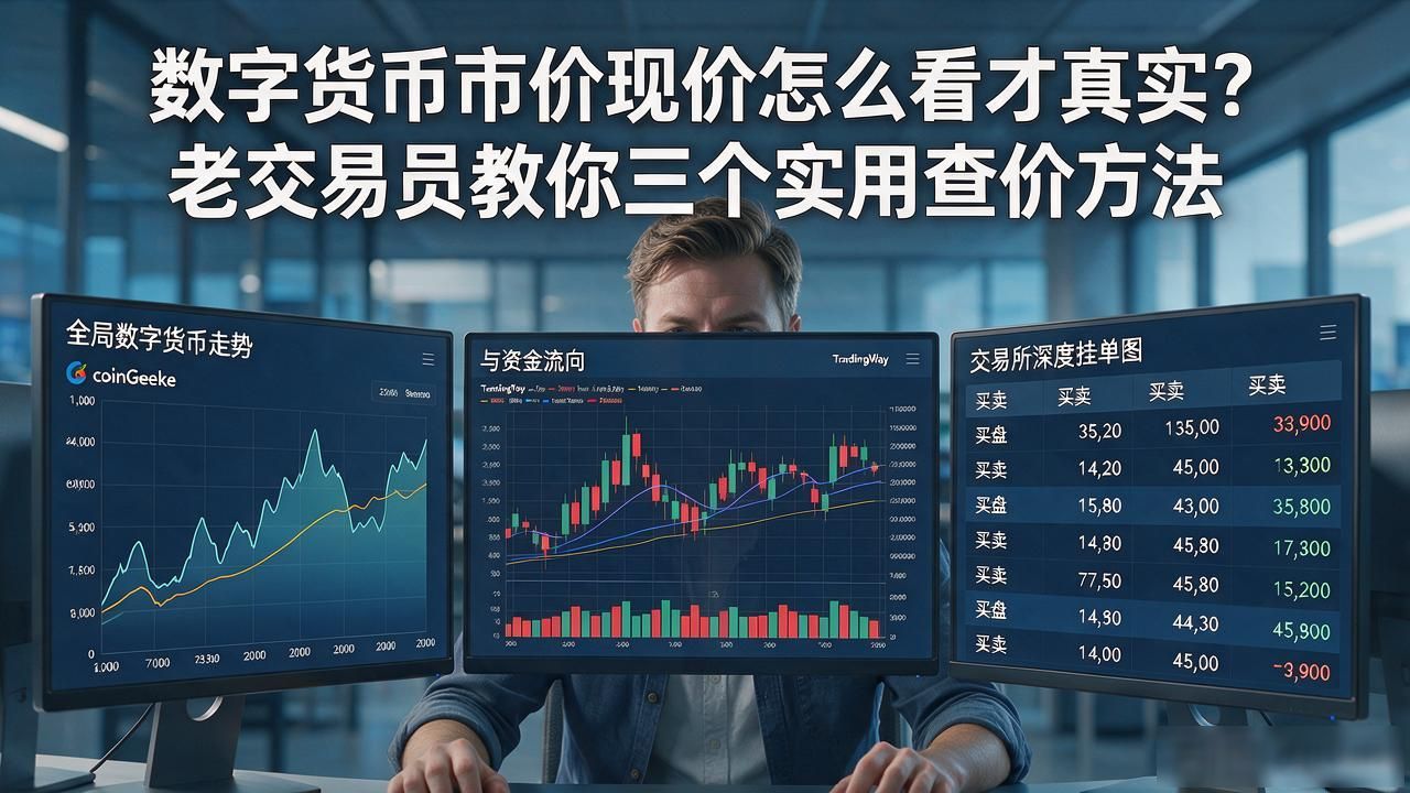数字货币市价现价怎么看才真实？老交易员教你三个实用查价方法