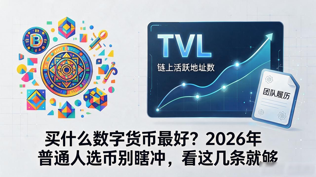 买什么数字货币最好？2026年普通人选币别瞎冲，看这几条就够