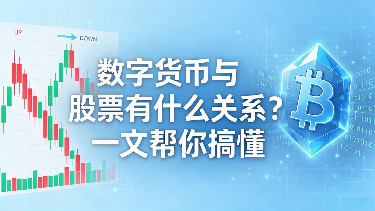 数字货币与股票有什么关系？一文帮你搞懂