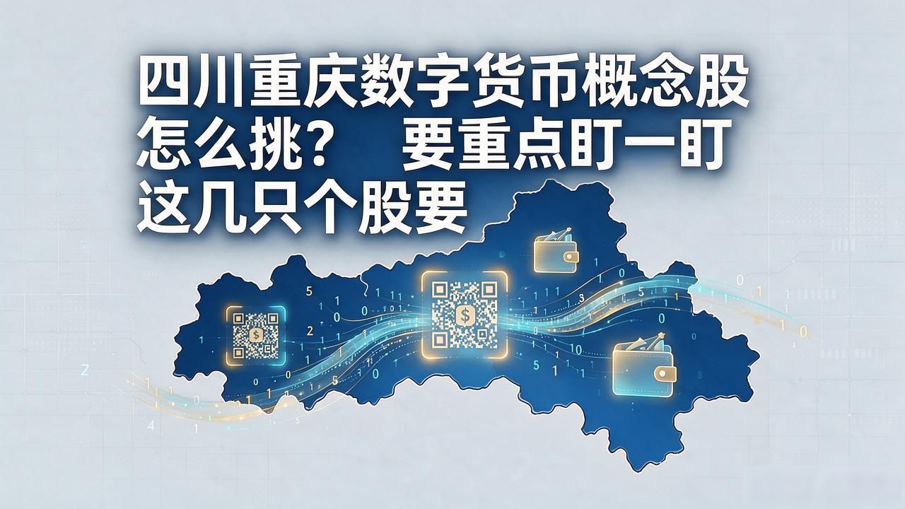 四川重庆数字货币概念股怎么挑？这几只个股要重点盯一盯
