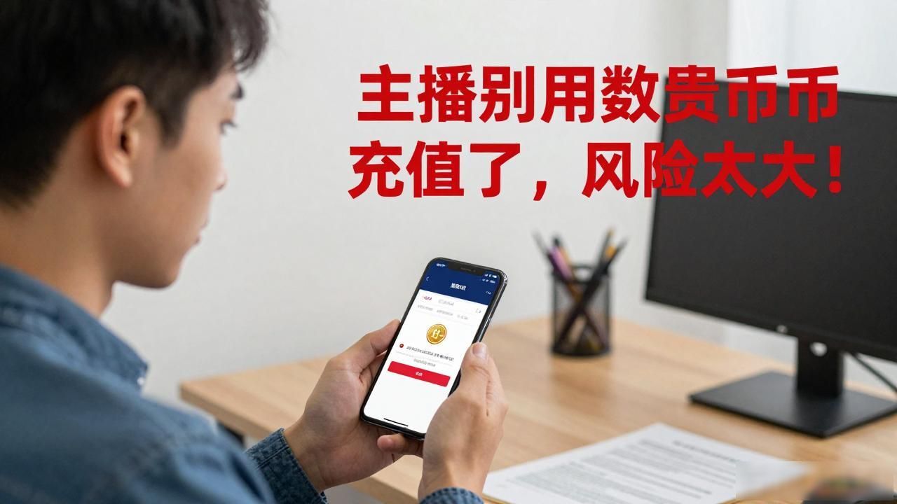 主播别用数字货币充值了，风险太大！