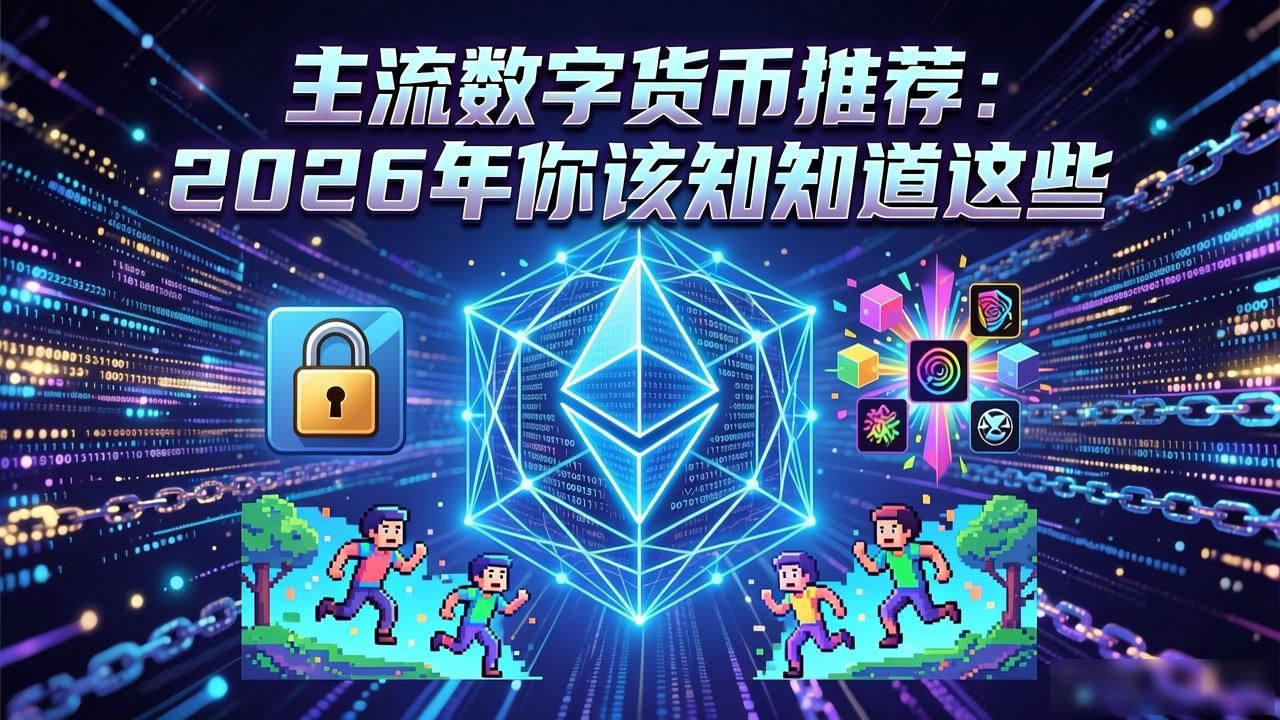 主流数字货币推荐：2026年你该知道这些