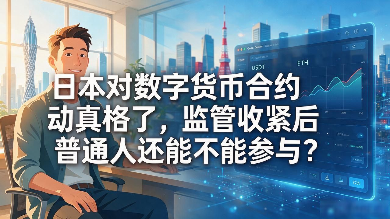 日本对数字货币合约动真格了，监管收紧后普通人还能不能参与