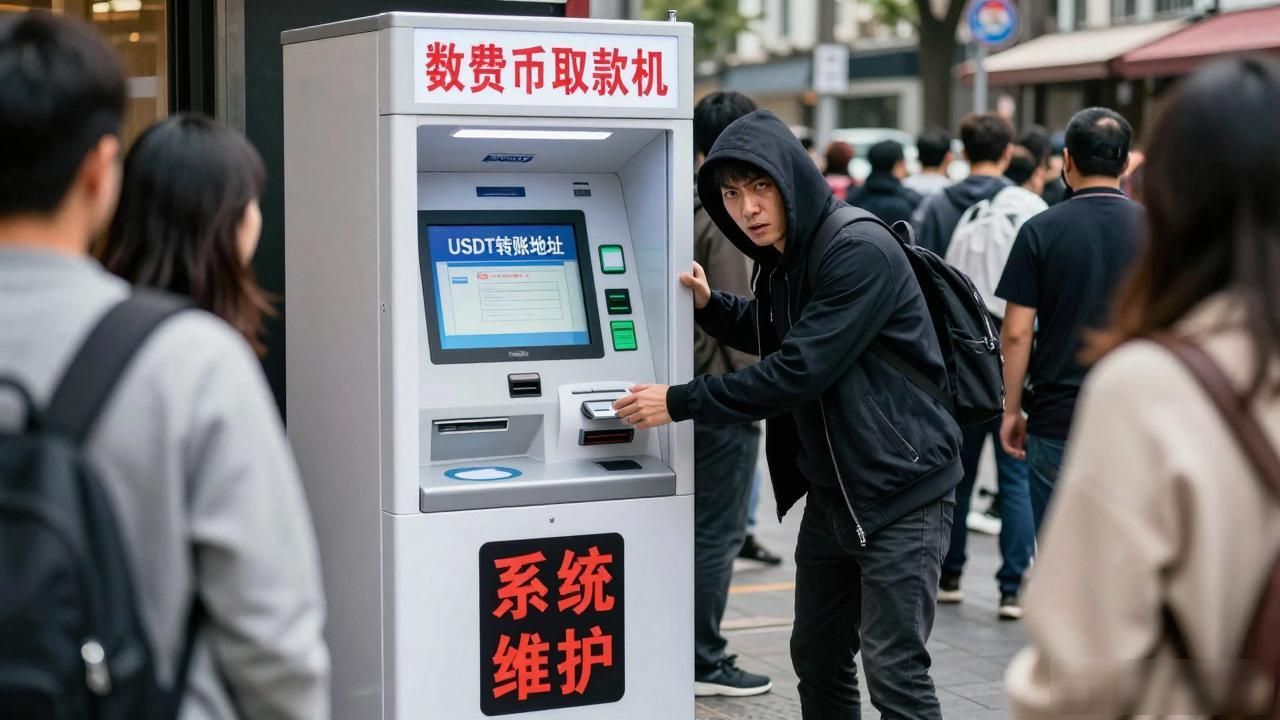 数字货币取款机到底真假？街头那台机器，九成都骗你充钱