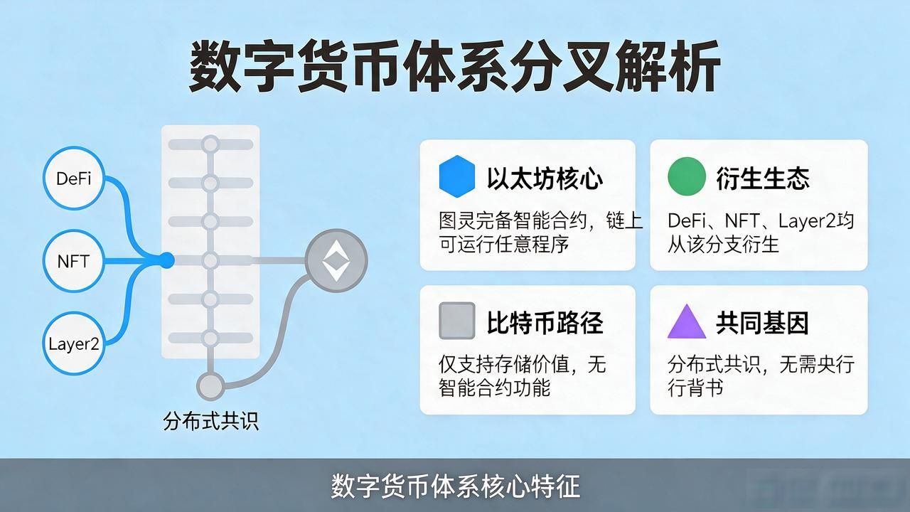 数字货币的龙统到底怎么分？比特币到稳定币血脉全解析