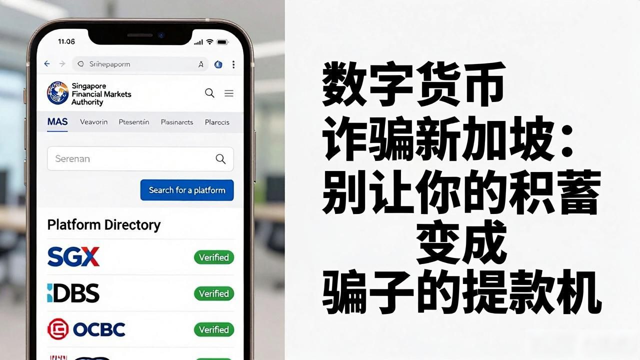 数字货币诈骗新加坡：别让你的积蓄变成骗子的提款机