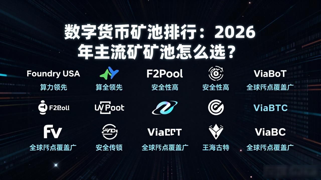 数字货币矿池排行：2026年主流矿池怎么选？