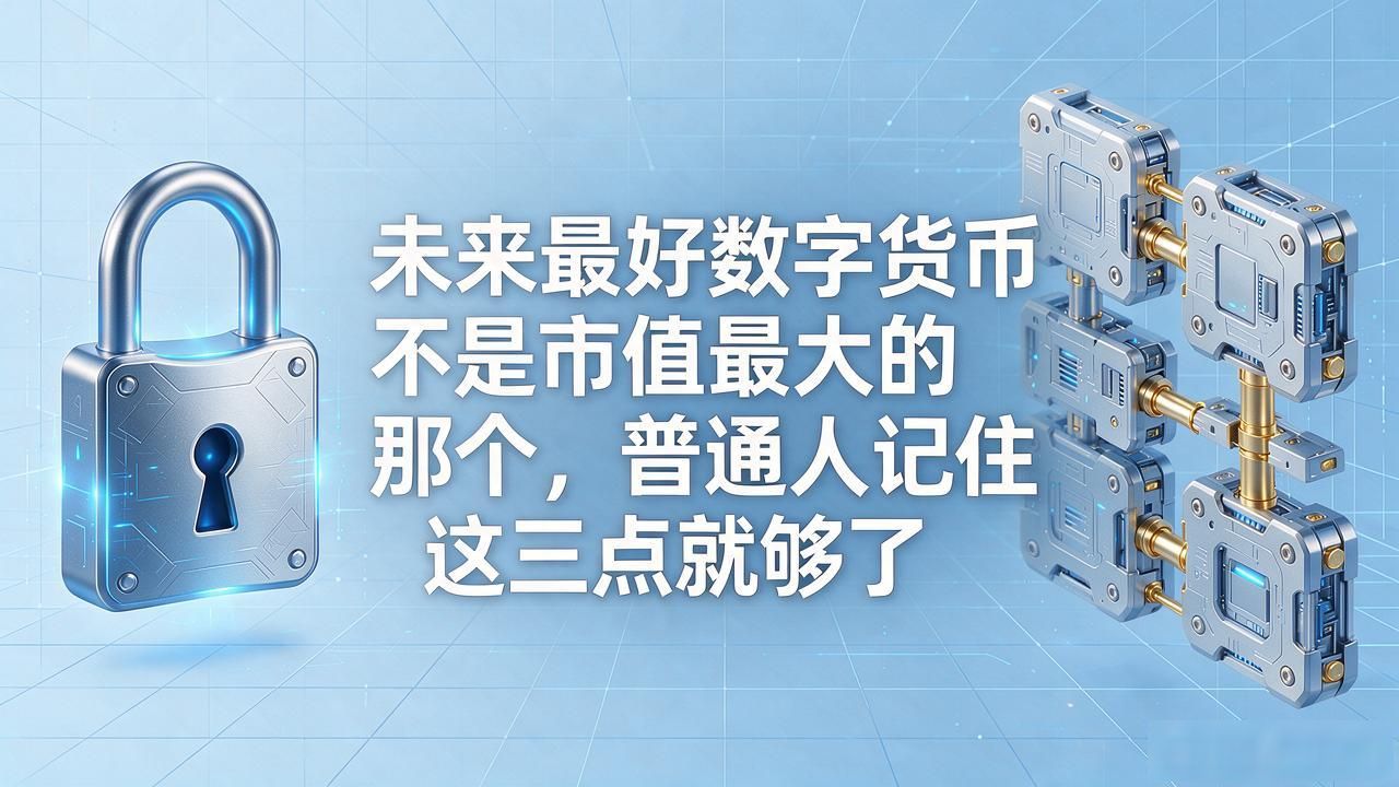 未来最好数字货币不是市值最大的那个，普通人记住这三点就够了