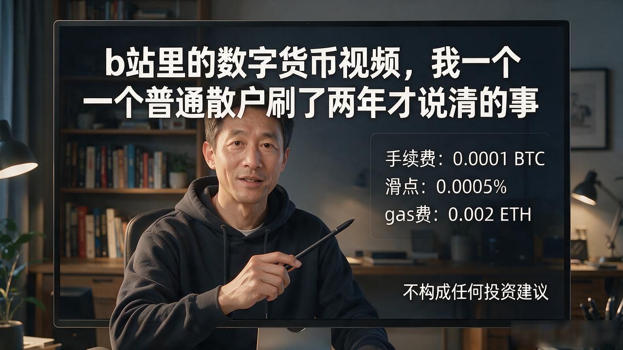 b站里的数字货币视频，我一个普通散户刷了两年才说清的事