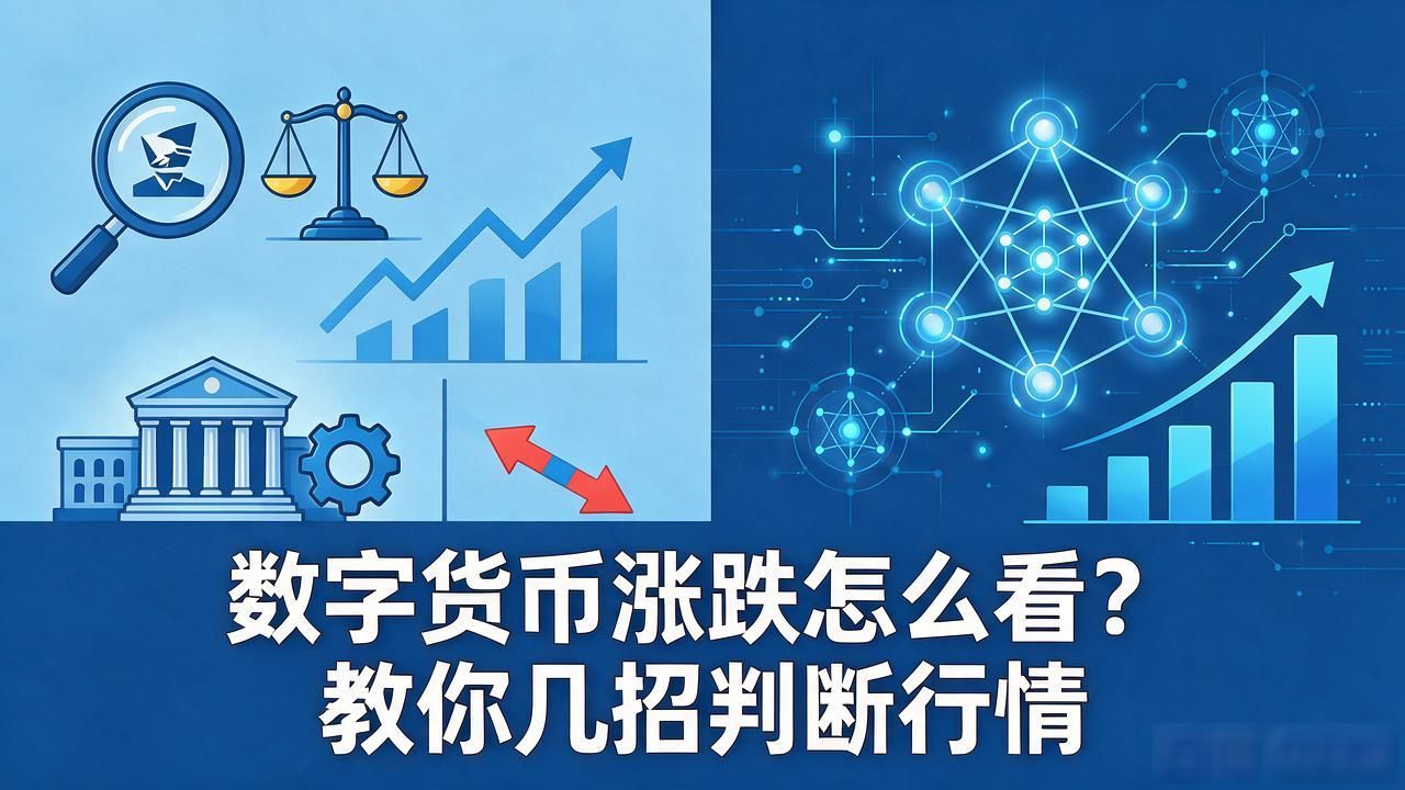 数字货币涨跌怎么看？教你几招判断行情