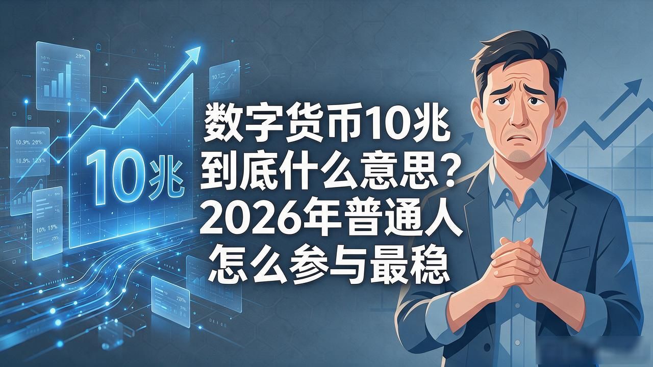 数字货币10兆到底什么意思？2026年普通人怎么参与最稳