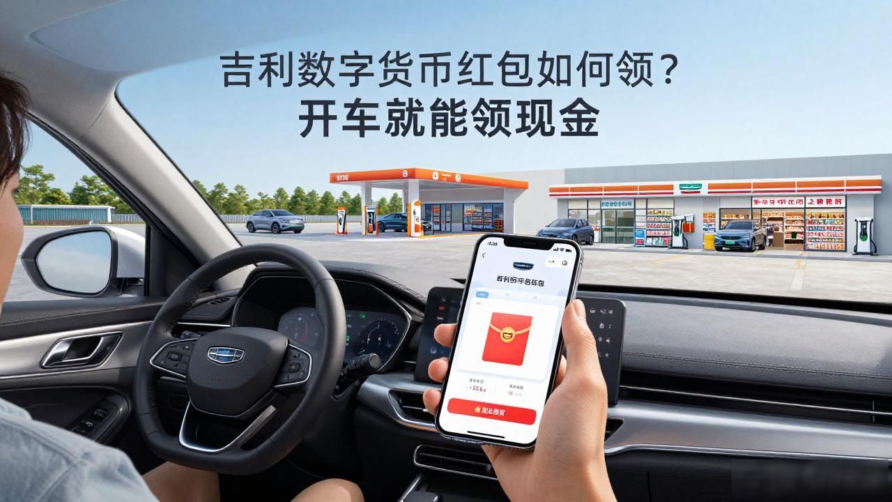 吉利数字货币红包如何领？开车就能领现金