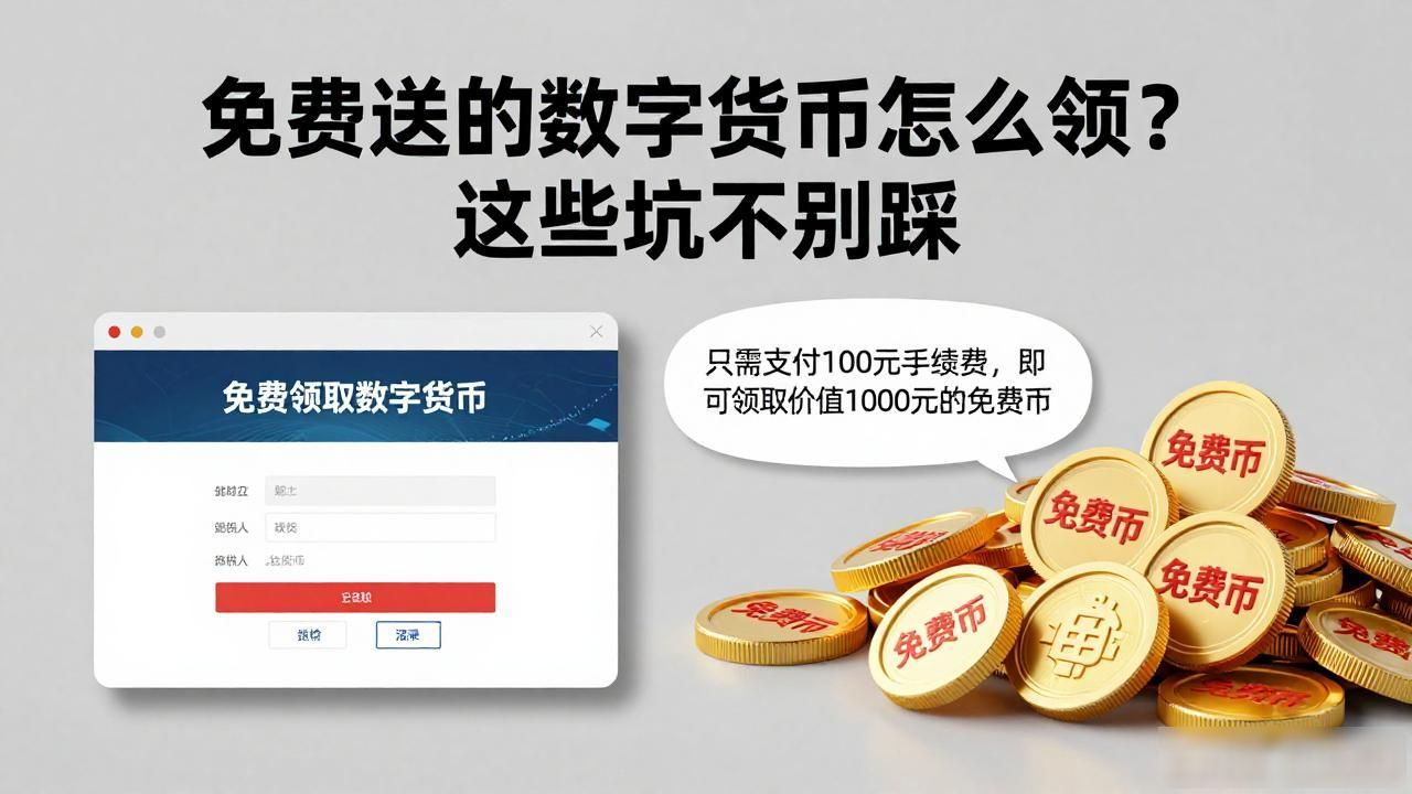 免费送的数字货币怎么领？这些坑千万别踩