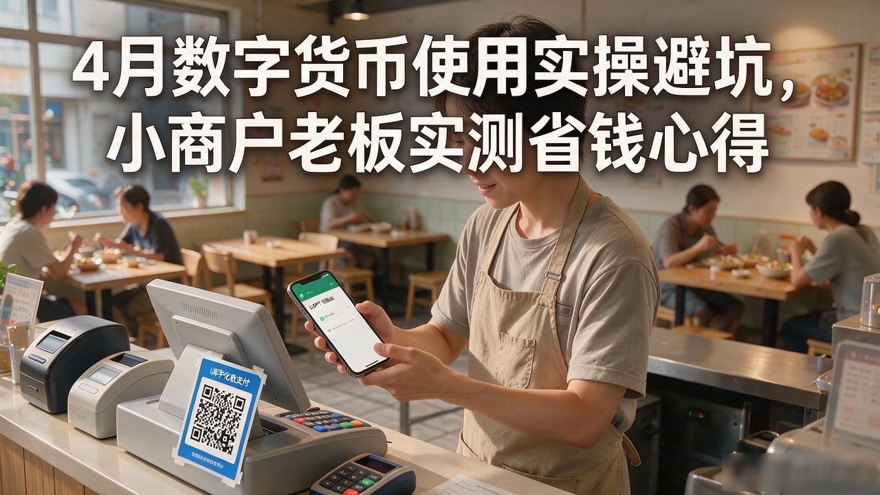 4月数字货币使用实操避坑，小商户老板实测省钱心得